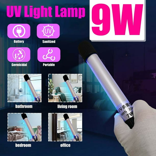 Portable LED UV Disinfection Lamp Tube Handheld UVC Sterilizer Germicidal Lights Portable LED UV Disinfection Lamp Tube Handheld UVC Sterilizer Germicidal Lights